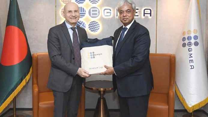 বিজিএমইএ প্রশাসকের সঙ্গে ইতালি রাষ্ট্রদূতের সাক্ষাৎ